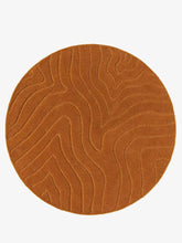 Awave Round Neutral Rug